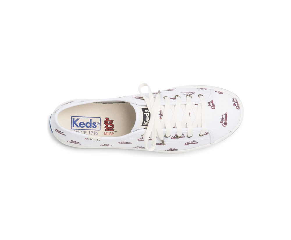 Womens Keds Sneakers - Kickstart MLB® - White - 5738-MQRJB